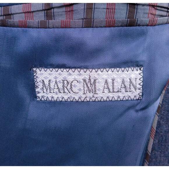 Jack Victor Sport Coat Men's 41R/42R Patch Pockets Wool Casual Jacket Blue EUC - Picture 11 of 15